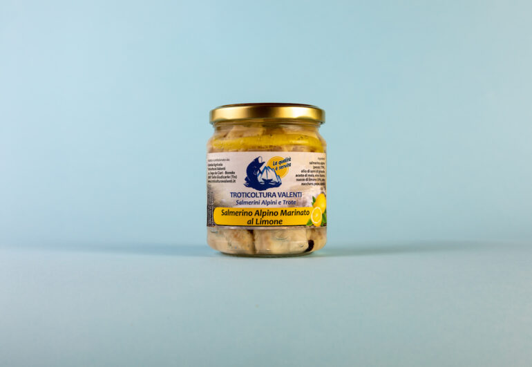 Salmerino alpino marinato al limone